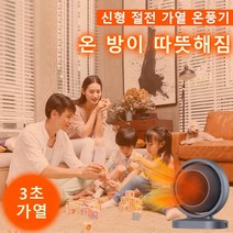 무광 가열 온풍기 가정용 휴대용 전기온풍기 팬히터220V, 유럽 규정 220V, 그레이*1 + 화이트*1 + 옐로우*1