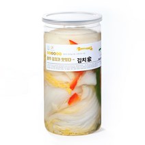 광주 김치타운 김치가 맛있는 정휴선 백김치캔 500g 1kg