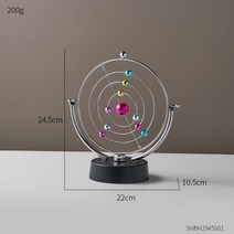 Balance Ball Rotating Perpetual Motionton Pendulum Physical Science Toy Physics Tumbler Craft Home D, Style G