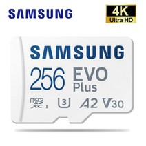 삼성전자 소니 HDR-CX450/HDR-PJ410 디지털캠코더 전용 256G 메모리카드 삼성정품 MicroSD 4K, 256GB