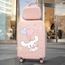 시나모롤캐리어 산리오 하드 기내용 레디백 여행 가방 하트