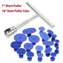 자동차덴트 자동차복원 자동차차찌그러짐복원 t-바 풀러 자동차 덴트 수리 도구 키트 자동차 바디 판금 페인트가없는 흡입 컵 기계 작업장 도구 세트 자동차, 키트 1 19pcs(접착제 없음)