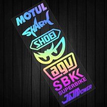 반사 헬멧 오토바이 탱크 데칼 스티커 야마하 다양한, [05] 1 PCS Laser