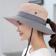 (4시 당일출고) 엘마운틴 메시 여성 등산모자 자외선차단 여자 트래킹 벙거지 모자, 카멜