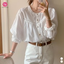 시크힐즈 밀바렌 펀칭라인 블라우스 00649