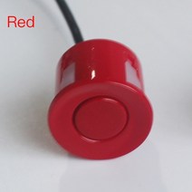 자동차 4 프로브 후진 센서 순수 부저 22mm 역전 레이더 역전 레이더 경고음 12v 전압 주차 레이더, 빨간색, 다른