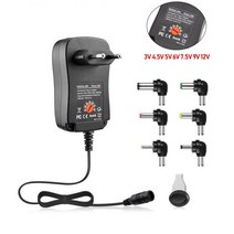 파워 서플라이 전원공급 장치 3v 4.5v 5v 6v 7.5v 9v 12v 2a 2.5a acdc 어댑터 가변 전원 공급 범용 어댑터 충전기 led 전구 스트립 cctv, 영국 전원 공급 장치