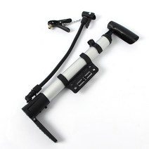 socean 2노즐 자전거 장착 에어펌프 공기 주입기 던롭 슈레더 미니 펌프 휴대용 공기 펌프 손펌프 타이어 바람넣는