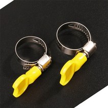 연료펌프 핸드 연료 펌프 자동차 탱크 빨판 이송 휘발유 디젤 액체 수동 사이펀 보호기 용, [05] 2Pcs Clip
