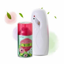 브랜드없음 [리빙굿] 자동분사기 방향제 본품 + 리필향, 자동분사기+헤이즐넛향