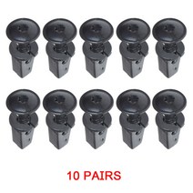 자동차 클립 액세서리 패스너 자동차꾸미기 리벳 플라스틱 볼트 나사 커버 언더 트레이 가드, 씨엔, 20개