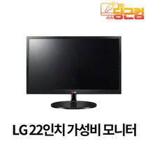 LG 22EN43T 22인치 사무용 가성비 와이드 CCTV 컴퓨터 모니터, RGB케이블