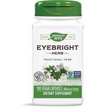 네이처스웨이 아이브라이트 허브 860mg 캡슐 100정 Nature Way eyebright, 100