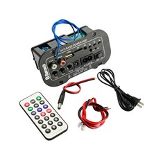 서브우퍼 블루투스 디지털 앰프 보드 25W 오디오 앰프 USB FM 라디오 TF 플레이어 Amplificador DIY 자동차 스피커