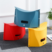 휴대용 소형 접이식 간이 의자, 혼합(노랑 레드 네이비) 각 1ps