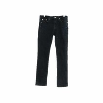 plac 진청 무지 데님 스키니진 공용 8312