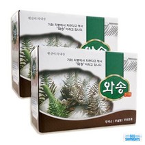 국내산 와송 진액 2박스 (100ml X 120포) 와송즙 와송엑기스 무색소 무설탕 무보존제