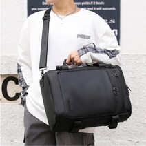 사이드 지퍼 모양 잡힌 직장인 방수 백팩 회사원 고급스러운백팩 유행타지않는 댄디패션 남성백팩 배낭