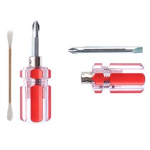 주먹 드라이버 투명 80mm 양용 십자 일자 비트 분리형