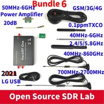 hackrf one 1mhz 6ghz 소프트웨어 정의 라디오 플랫폼 데모 보드 키트, 번들 6