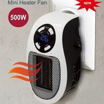 500W 미니 전기 히터 음소거 난방 휴대용 라디에이터 저소비 가정용 난로 실내 가정 온실 겨울 EU/US, 01 500W_01 미국