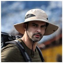 남자등산모자 6컬러 1P 여름 메쉬 버클 넓은챙 모자, 쿠팡노미야 본상품선택, 쿠팡노미야 본상품선택