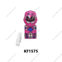 KF6144 파워 레인저 빌딩 블록 화이트 레드 워리어 마이티 모르핀 애니메이션 만화 미니 피규어 어린이 용 액션 장난감, [04] KF1575