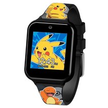 포켓몬 터치스크린 스마트워치 무료미국직송, 포켓몬 블랙, 블랙
