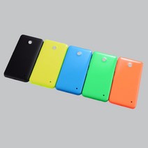 G3240 새로운 하우징 배터리 커버 전원 볼륨 버튼 포함 Nokia Lumia 630 635 후면 도어 케이스, 04 green