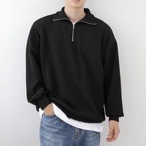 반집업니트 남자니트 하프집업