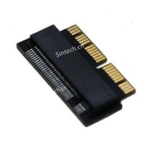 Sintech NGFF M.2 nVME SSD 어댑터 카드 맥북 에어2013-2016년 및 프로2013-2015년 후반용블랙