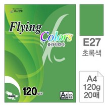 [RA㏓] 삼원)플라잉칼라(E27.초록색 A4 120g 20매) 고급면지 색지 색종이 인쇄 사무용 초대장 미술용 디자인 디자인용 초청장 ▷_§Ea, 《본상품》