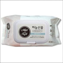 모비딕파워 [모비딕파워] 휴대용물티슈 홍보물티슈 가정용웻티슈 티슈 차량청소용품 물티슈캡, 아★ 물티슈 하늘선물 100매 캡형, [좋습니다]