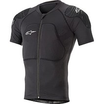 Alpinestars 알파인스타 반소매 보호 재킷 스탠다드 파라곤 라이트 남성용, Black, X-Large, 검은색, X-Large