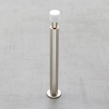 남선 도어스톱 벽체용 - 스프링 (니켈-대) 방문 유리문 현관문닫힘 충격방지 도어스토퍼 160mm