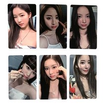 6 개/대 Kpop LE SSERAFIM 새 앨범 두려움없는 사진 카드 HD 인쇄 된 Photocards 팬들을위한 Lomo 컬렉션 Gift, OSS23938MC
