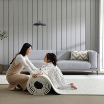제로벨 PVC 층간소음방지 롤 매트 폭 140cm x 10m 15T 유아 어린이 놀이방매트, 테라조