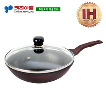 키친아트 금상첨화(IH) 인덕션 주물궁중팬 30CM(유리카바)