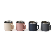 디유 스텐 머그컵 300ml x 4종 세트, 그레이+네이비+핑크+아이보리, 5세트