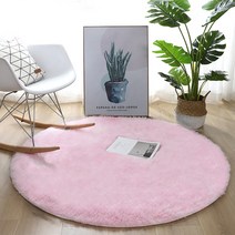 FASEN 먼지없는 카페트 침실 사계절 원형 150X200cm 200X250cm 인테리어 러그 거실 카페트