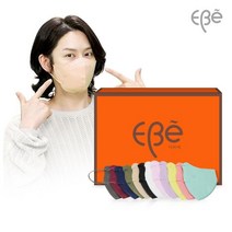 이비에 컬러마스크 새부리형 10매씩 주문시 박스포장 귀편한 숨쉬기편한 패션 김희철 연예인 홈쇼핑 공식 판매계약업체, 대형L, 연핑크
