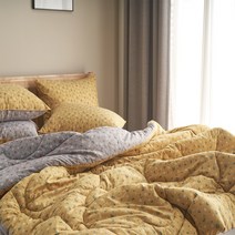 허브스토리 블라썸 부띠끄 순면 차렵이불 꽃 알러지케어 호텔식 침구세트 SS/Q