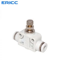 APA 공압 고압 공기 속도 컨트롤러 OD 호스 튜브 가스 유량 조절 밸브 커넥터 피팅 4mm 6mm 8mm 10mm 12mm, APA4