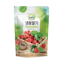 [뉴뜨레] 국산 냉동딸기 1kg /무가당 홀 드라이아이스 포장, 1개, 10kg(1kgx10팩)