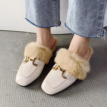 밍크뮬 양털슬리퍼 겨울털실내화 사무실슬리퍼겨울슬리퍼 털슬리퍼 털신 사무실털슬리퍼 겨울털실내화