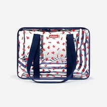 SIGNATURE LOGO PVC CARRIER BAG(캐리어백).키니키니