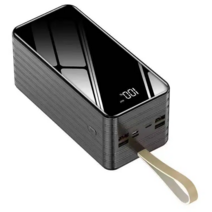 100000 mA 대용량 고속 보조 배터리 충전기 캠핑용, 100000mAh 블랙 표준
