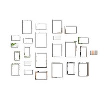 적 인 직사각형 DIY 아크릴 거울 벽 스티커 Livingroom 침실 배경 장식 방수 자동 접착 3D, [02] 은
