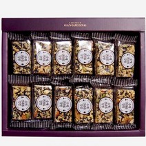 수제강정 선물세트 견과류 개별포장 명절선물 보자기