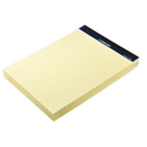 포핀스트레이딩 리갈패드 A4 50매, 옐로우, 1개